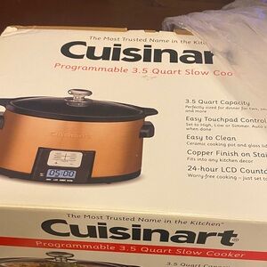 Cuisinart Copper Slow Cooker with LCD Timer
